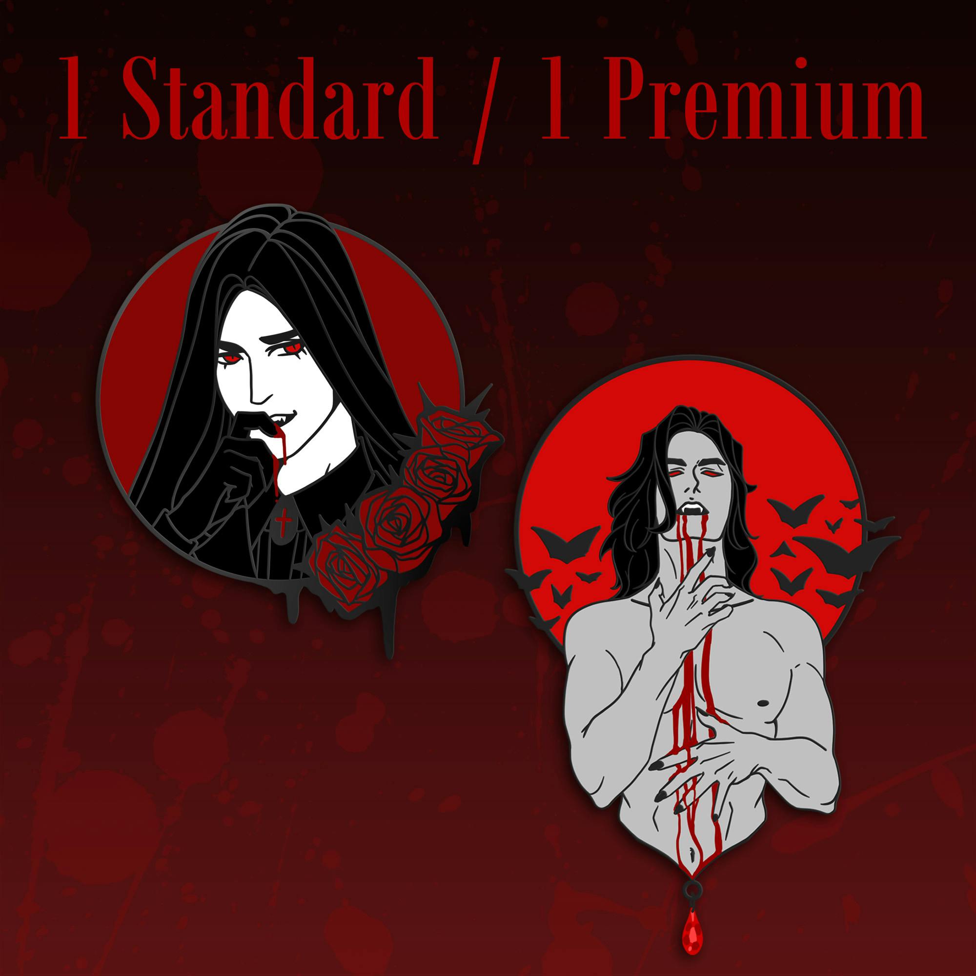1 Standard, 1 Premium pin