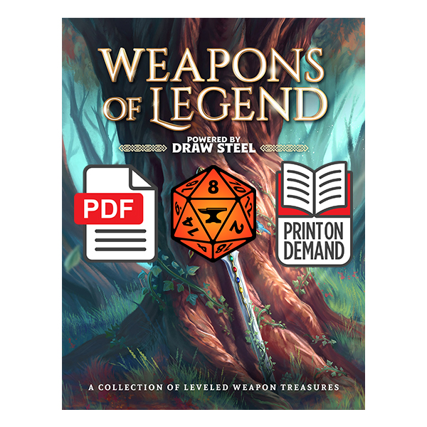 Weapons of Legend - PDF, Print Code, Foundry VTT!
