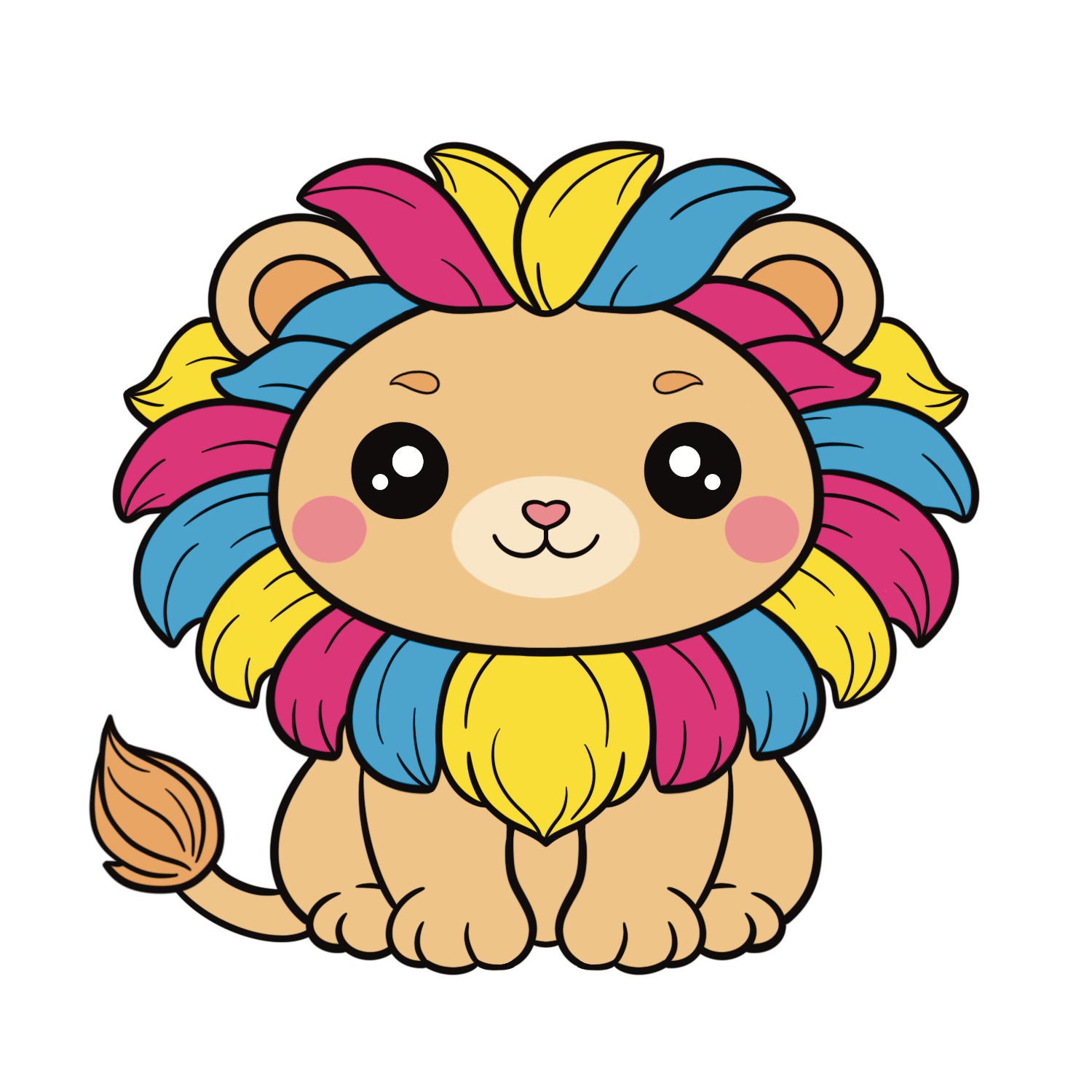 Pan Lion Pin