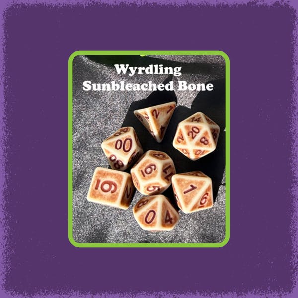 Dice, Wyrdling Sunbleached Bone