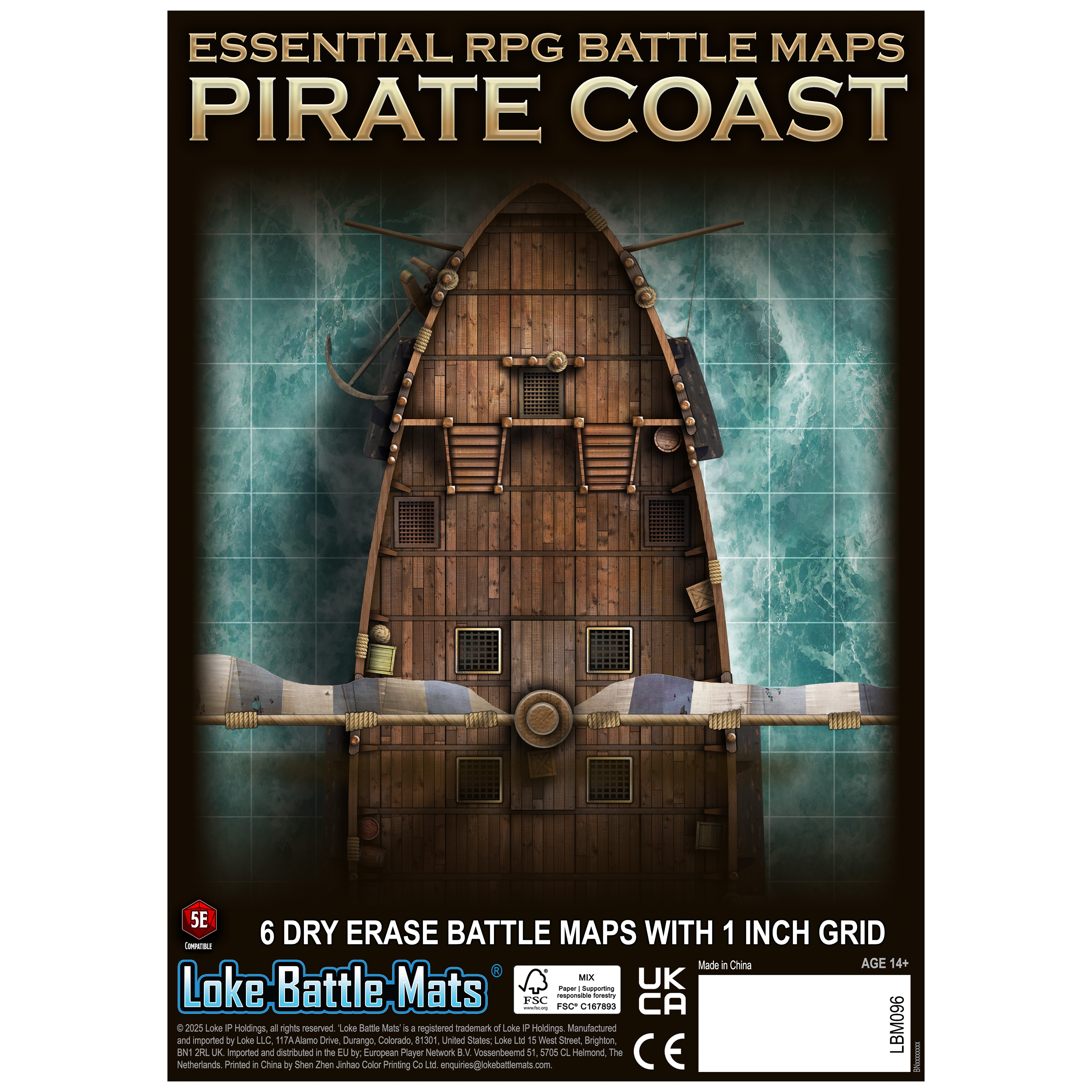 Essential RPG Battle Maps - Pirate Coast