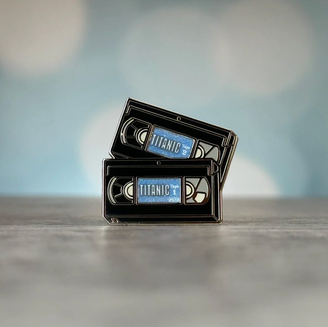 Titanic Double VHS Pin