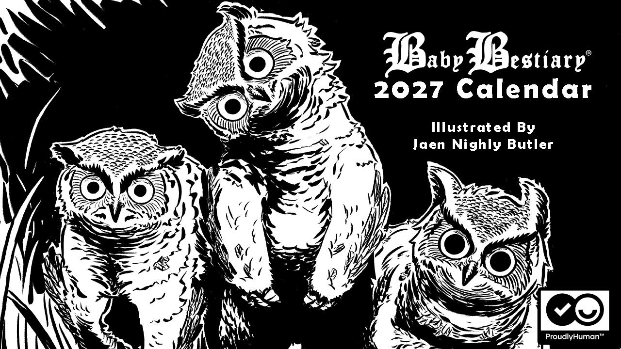 Baby Bestiary 2027 Calendar
