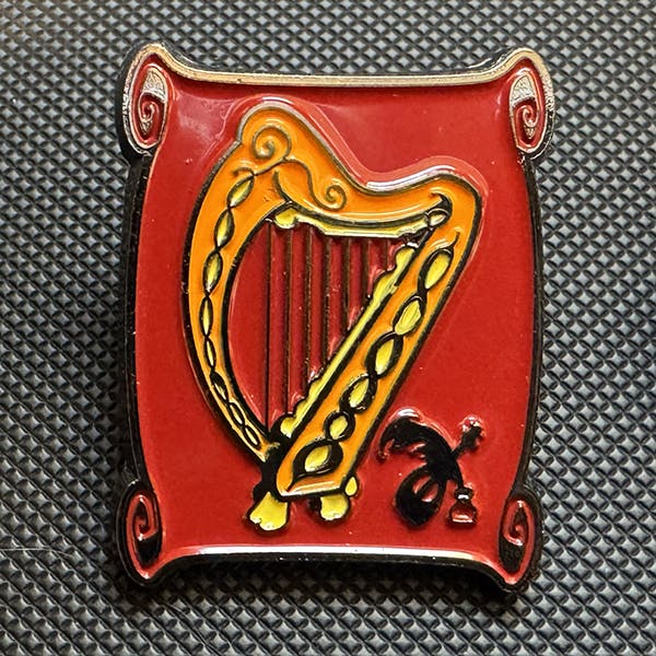 Valdemar - Enamel Pin – Bard, Red