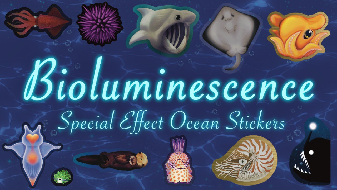 Bioluminescence - Special Effect Ocean Stickers