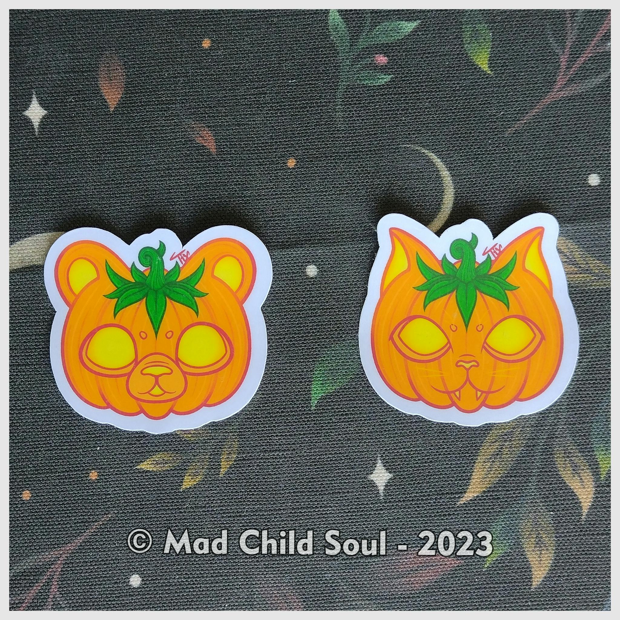 1x Sticker Pumpkin Animal
