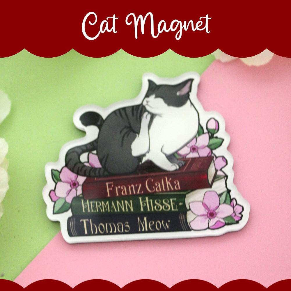 Magnet: Silver Cat
