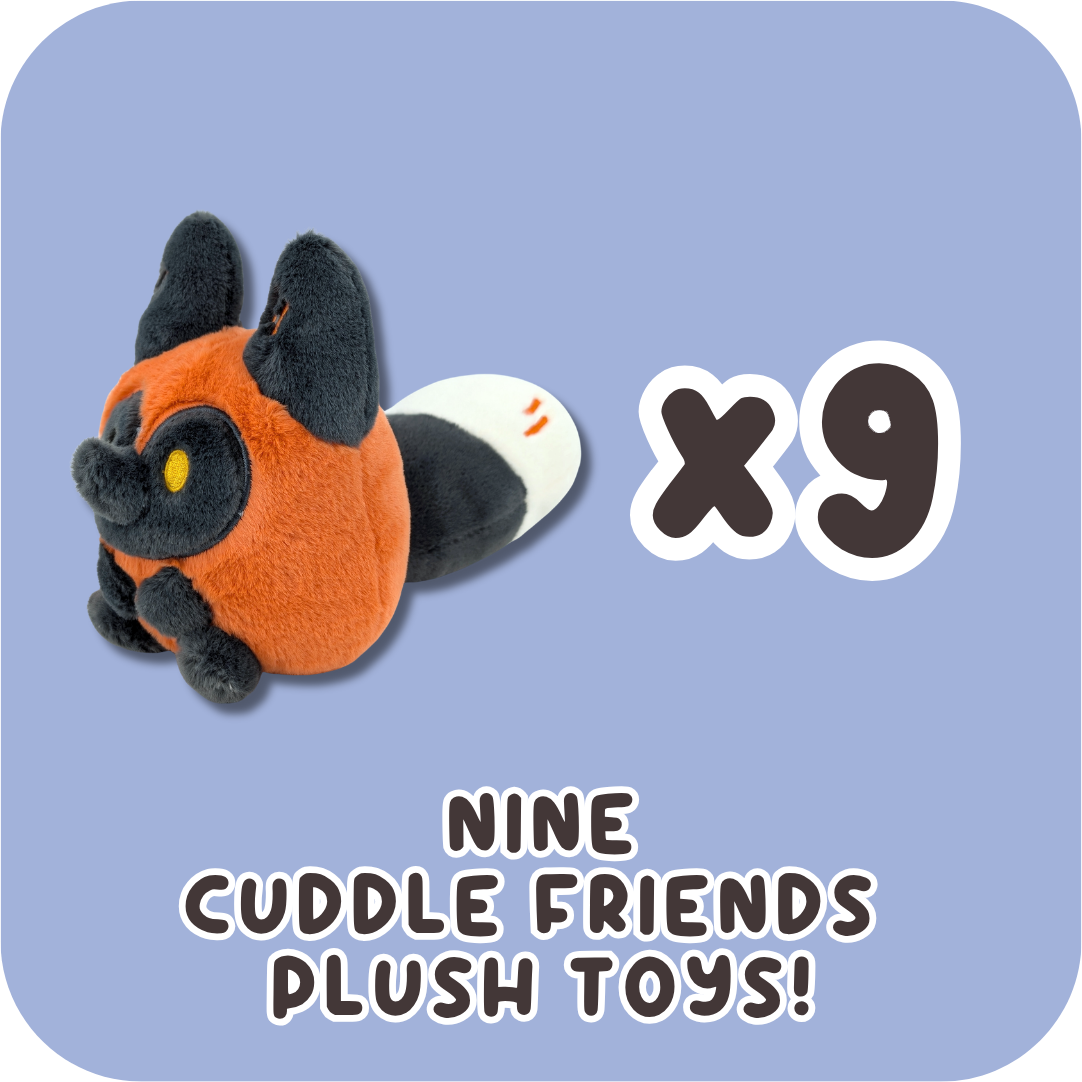 Nine Cuddle Friend Plush Toys!