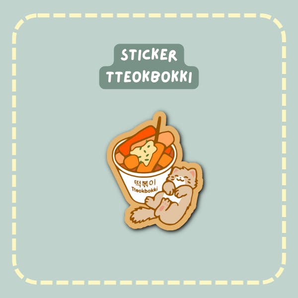 One sticker Tteokbokki