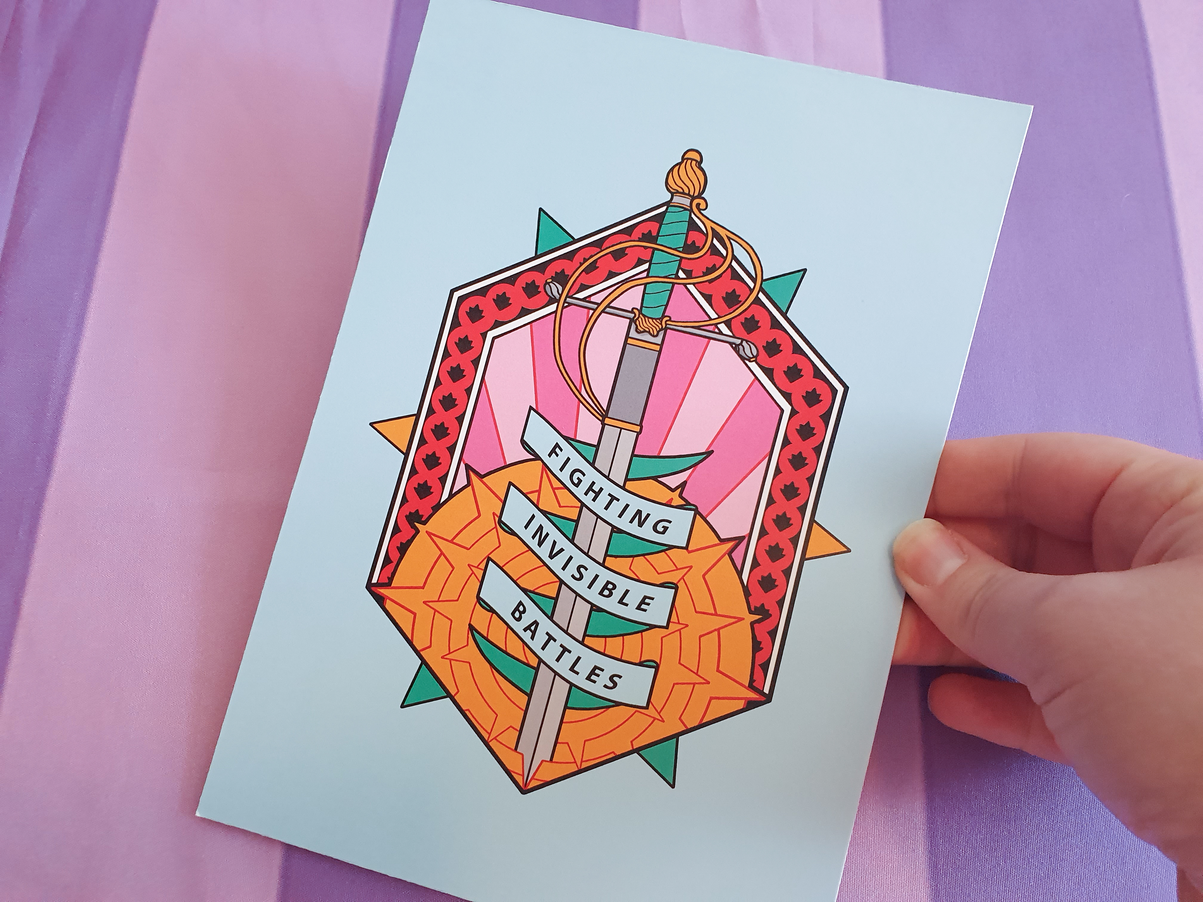 Invisible Battles print