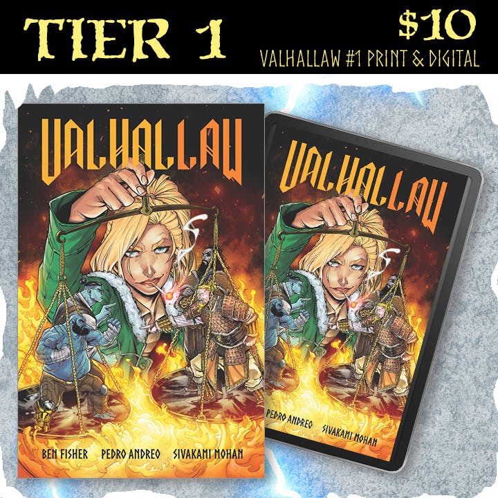 ValhalLaw-A 5-issue color comic epic, ready to print! - BackerKit