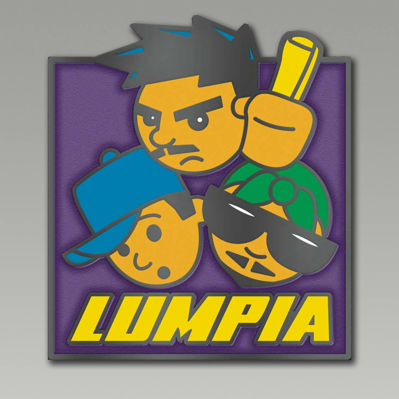 DELUXE Original LUMPIA Animated Enamel Pin