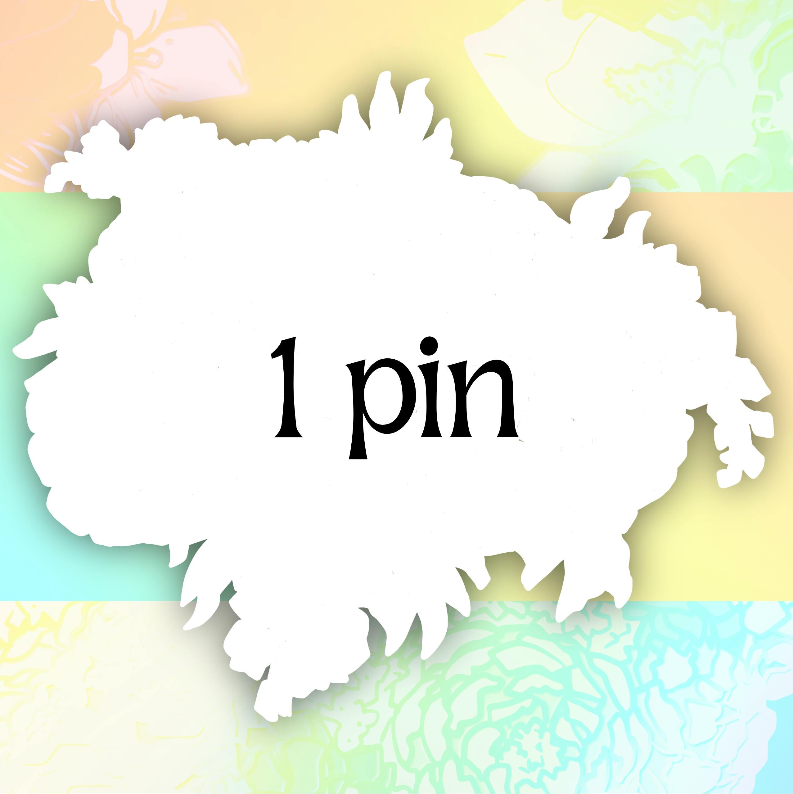 1 large pin