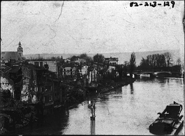 The western bank of the Meuse River, neutralizing the key French fortresses.