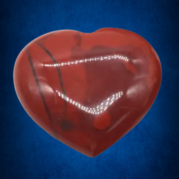 Red Jasper Crystal Heart