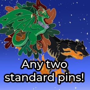 2 Standard Pins