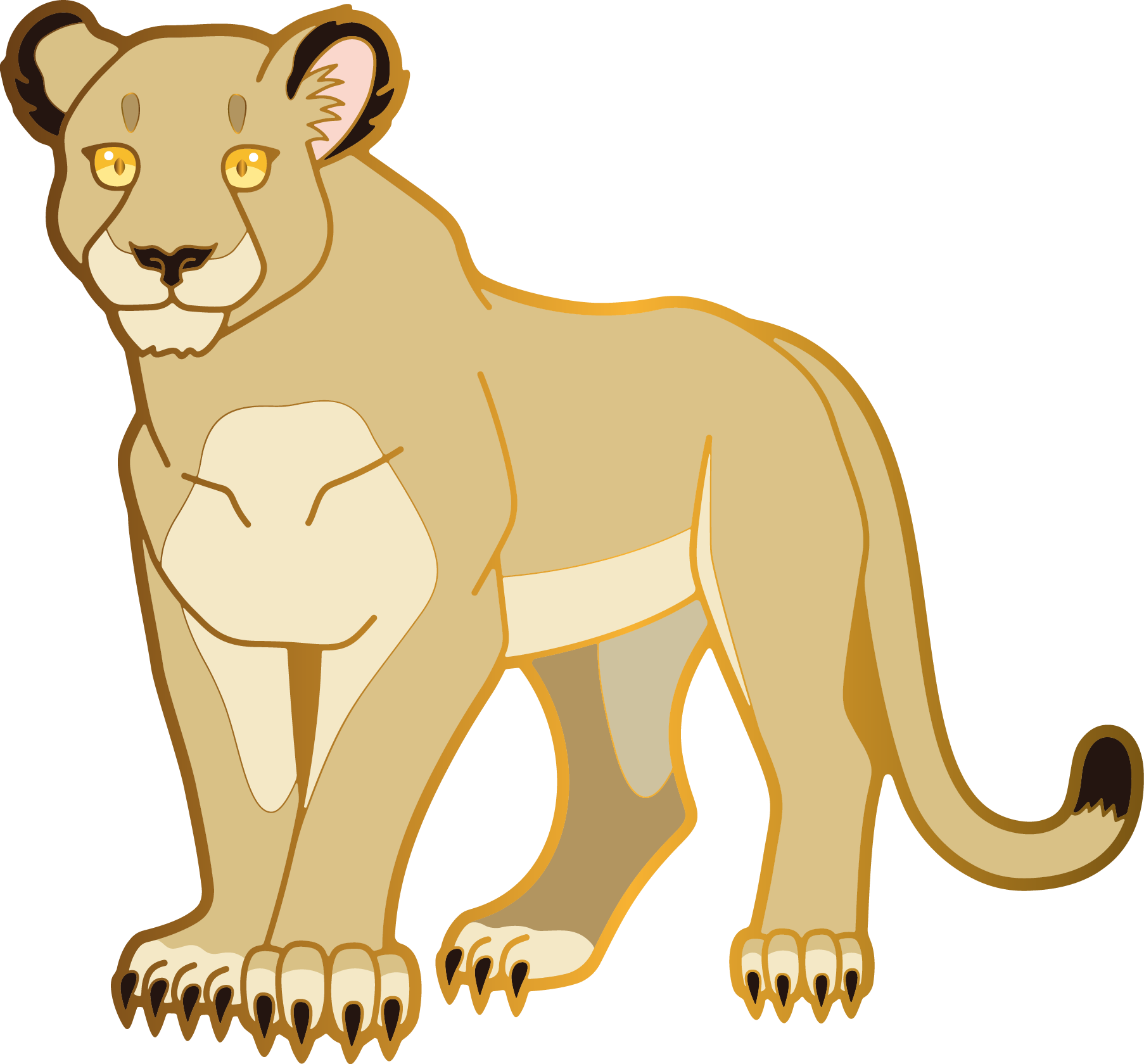 Pretty Big Kitty Sticker