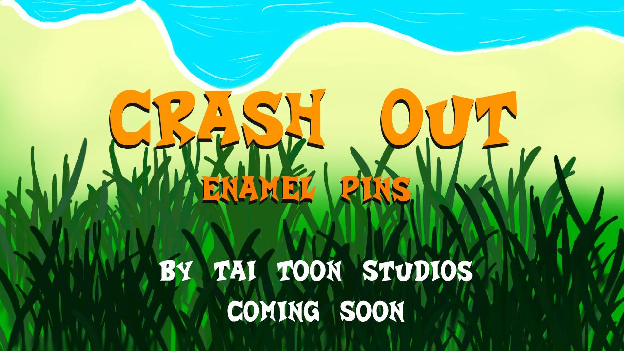 Crash Out-Wacky Enamel Pins