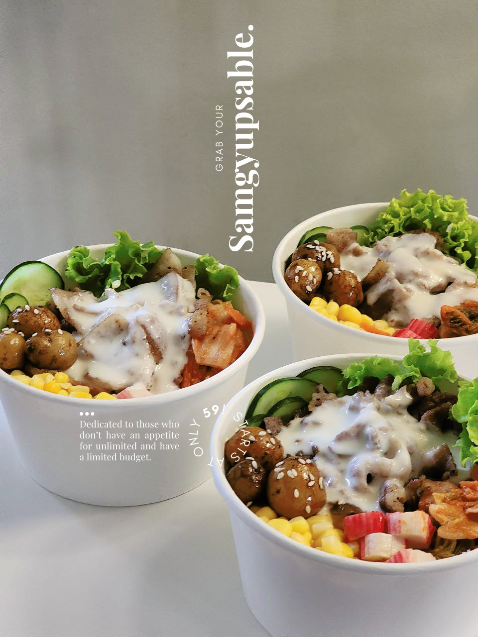 Samgyeopsal in a Bowl - Samg cravings made affordable