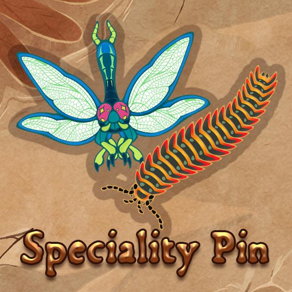 Ancient Bug Pin (XL)