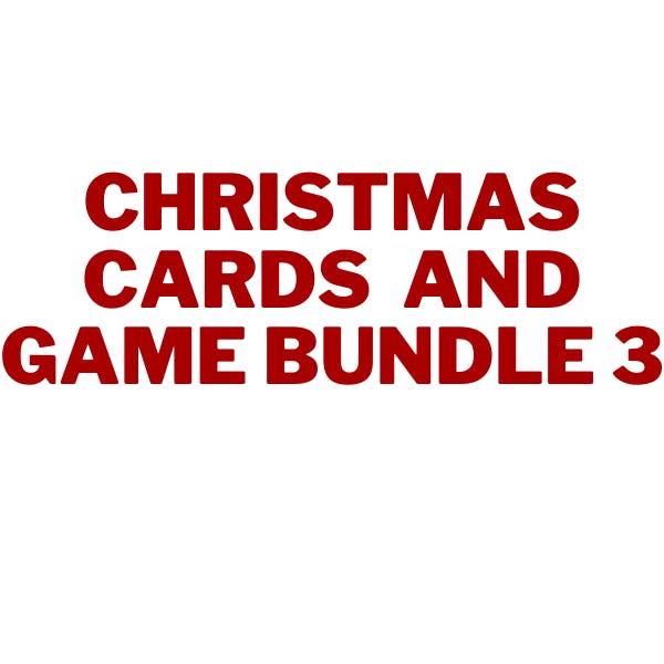 Christmas Cards and Game Bundle 3