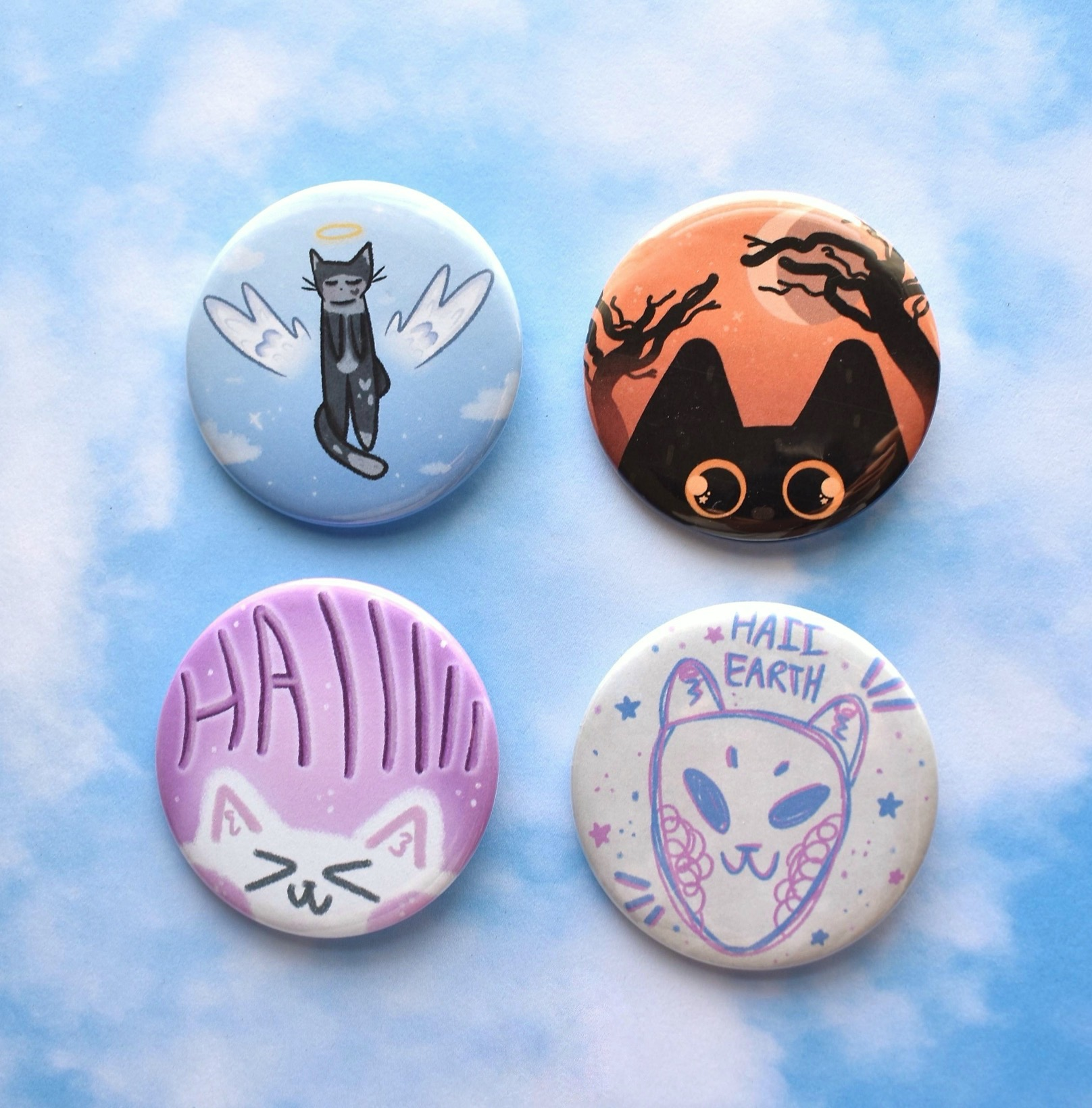 Cat Button