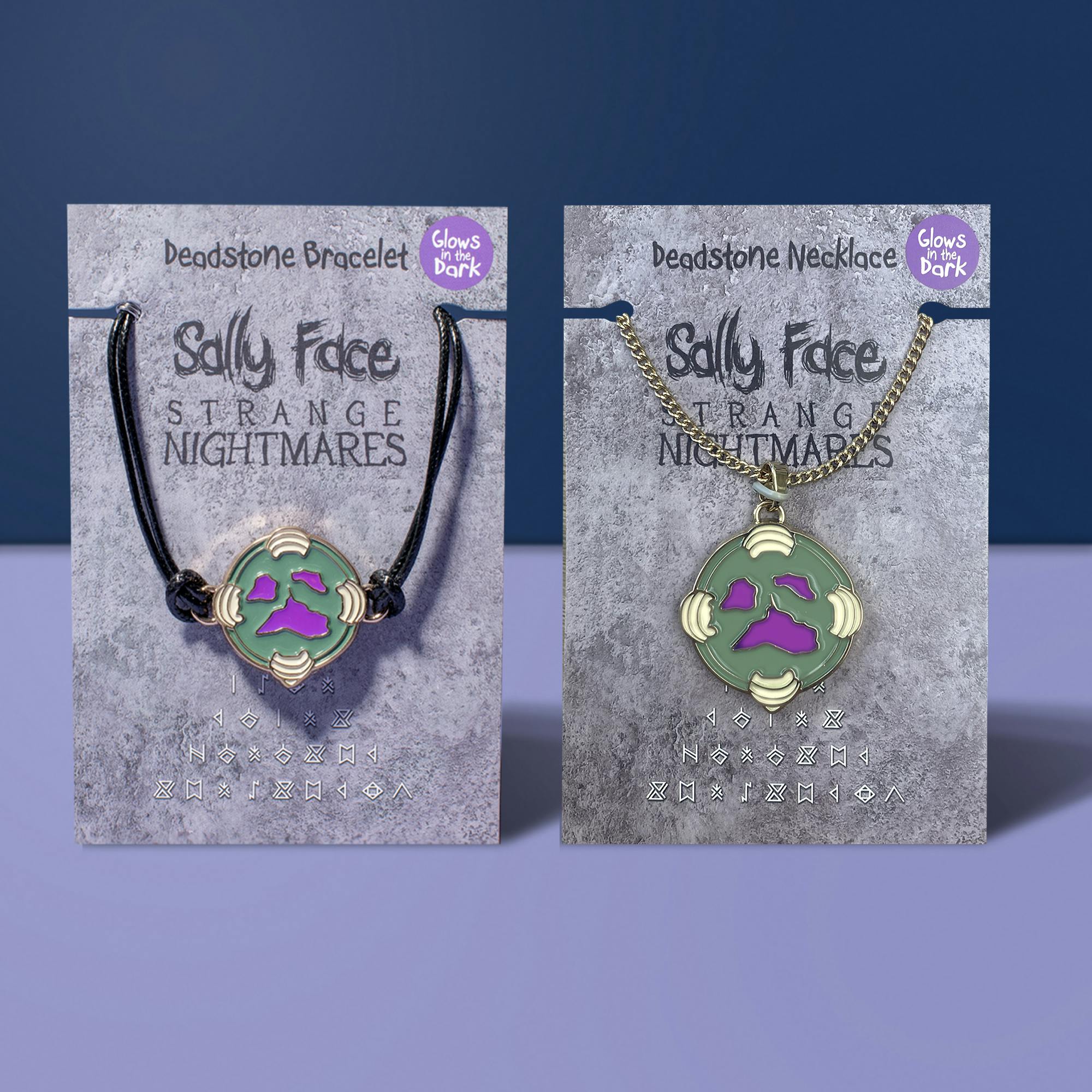 Sally Face Deadstone Necklace and Bracelet