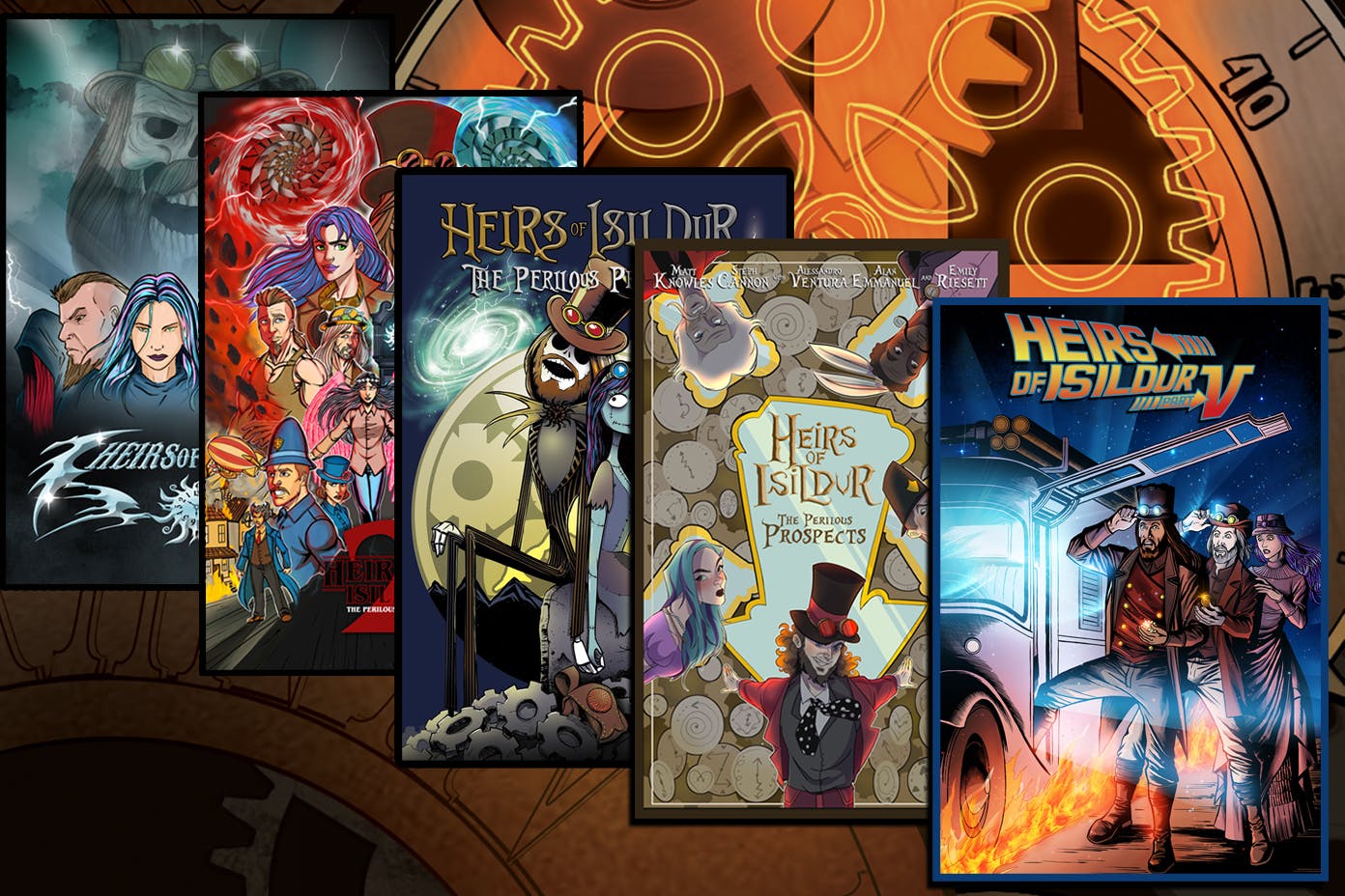 HEIRS OF ISILDUR: THE PERILOUS PROSPECTS 1-5 (HOMAGE Covers) FULL ARC!