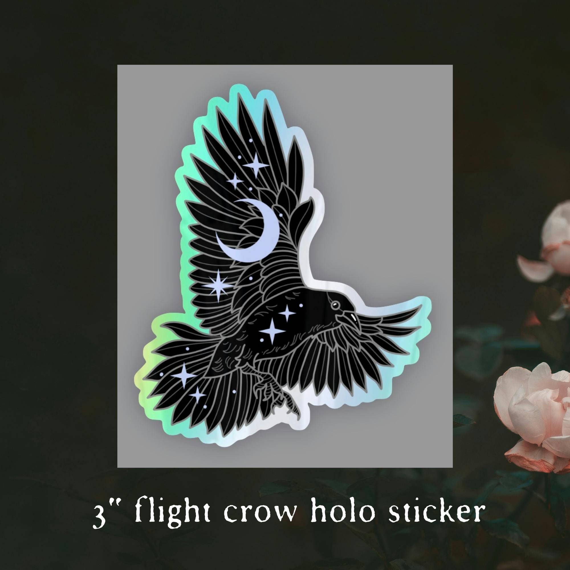 STICKER- Flight crow 