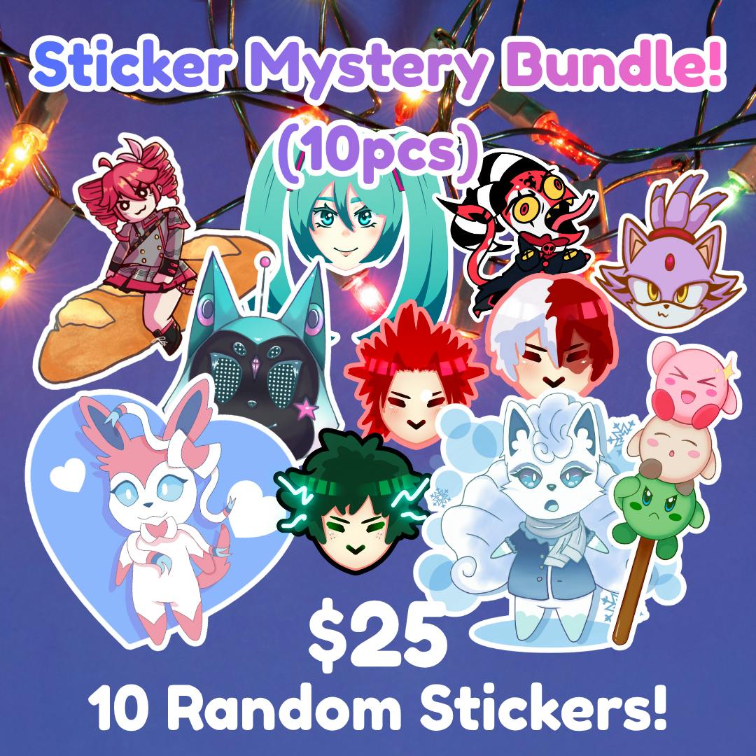Sticker Mystery Bundle (10 stickers)