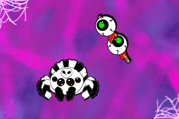 Mini Pin Bundle (Humbug Jumping Spider + Gummy Eye On A Stick Pins)