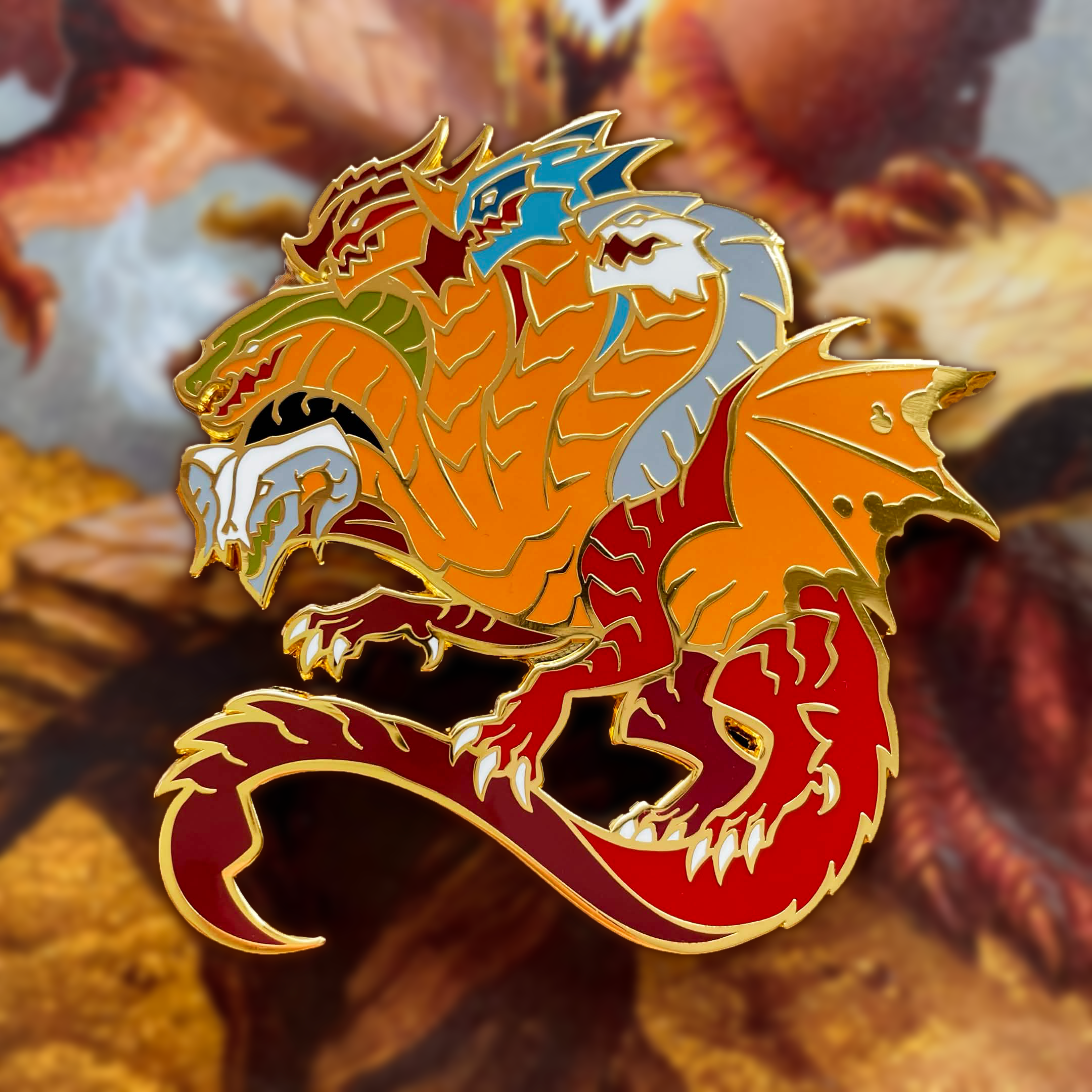 Tiamat Enamel Pin