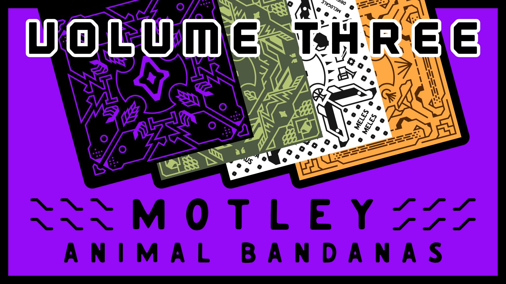 Motley Animal Bandanas - Vol. 3