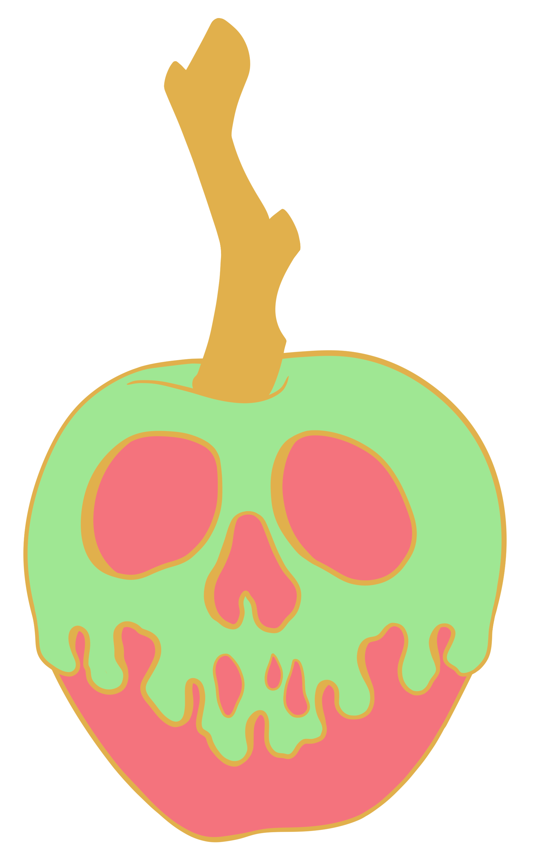 Candy Apple Mini Pin	