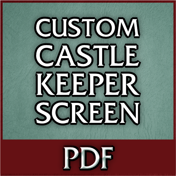 Castle Zagyg Custom Castle Keeper Screen (PDF ONLY)