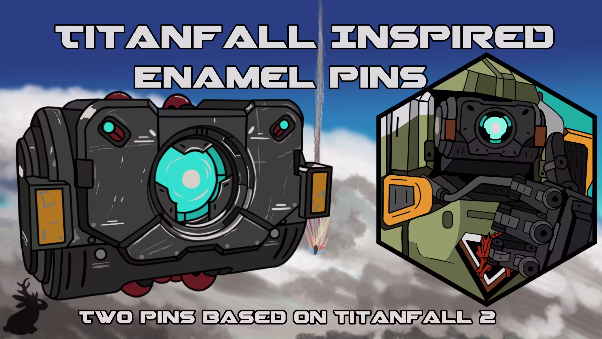 Titanfall Inspired pins