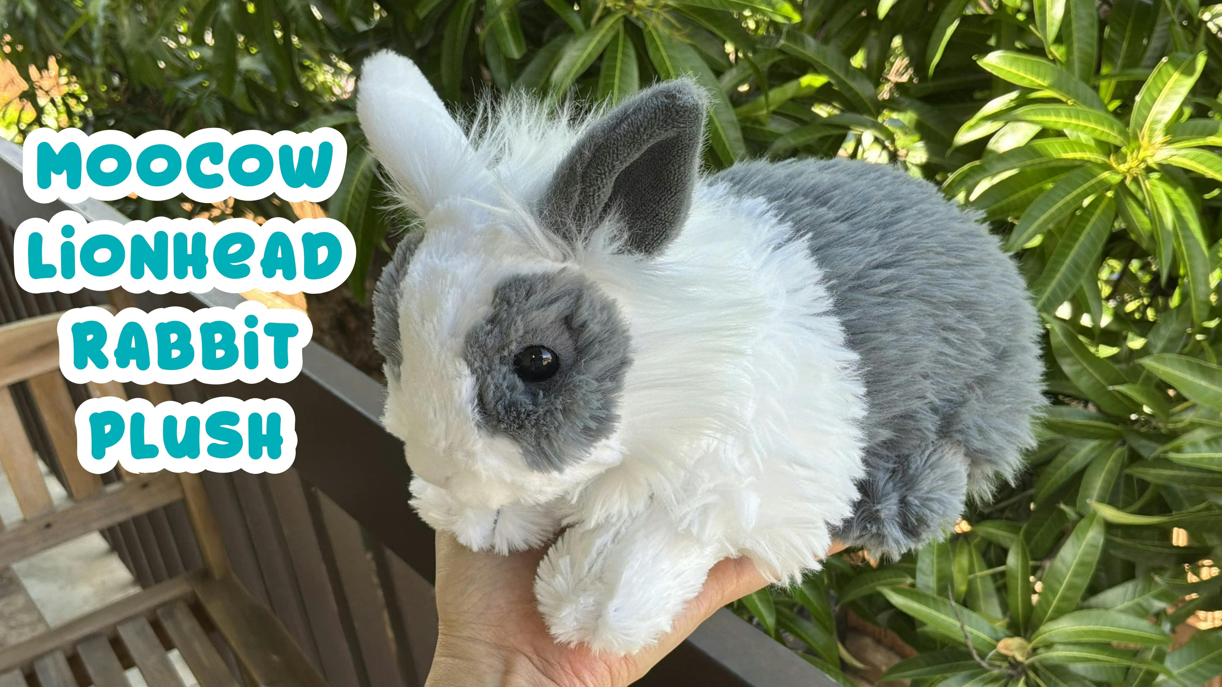MooCow Lionhead Rabbit Plush