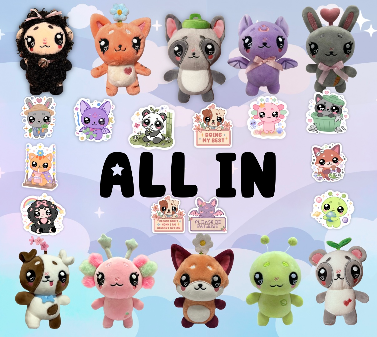 ALL IN (FREE Mystery Sticker)
