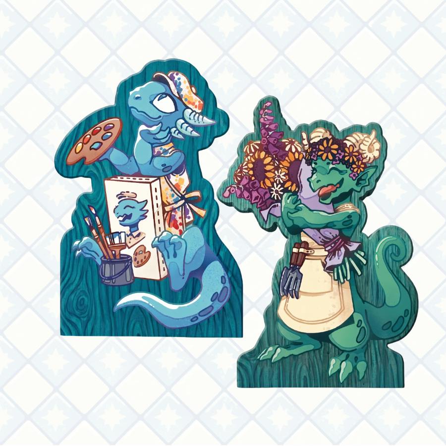Wooden Kobold Tokens