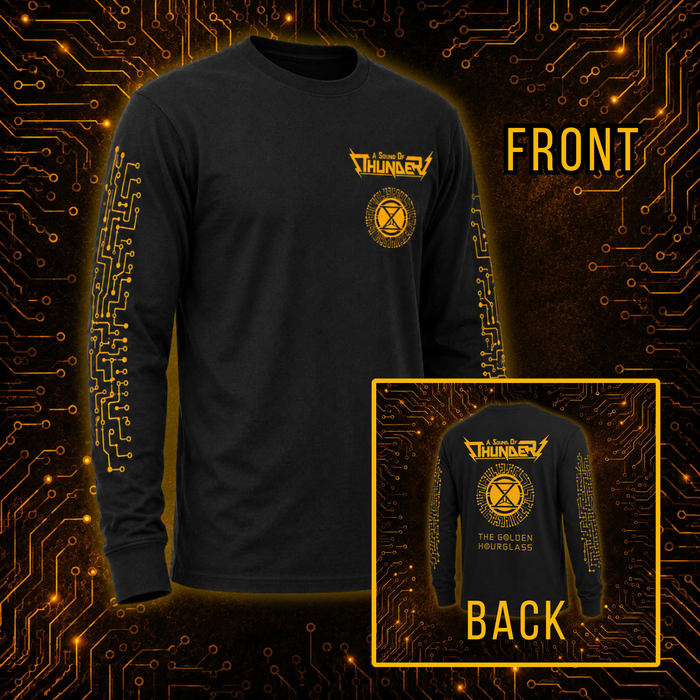 The Golden Hourglass Long Sleeve T-Shirt