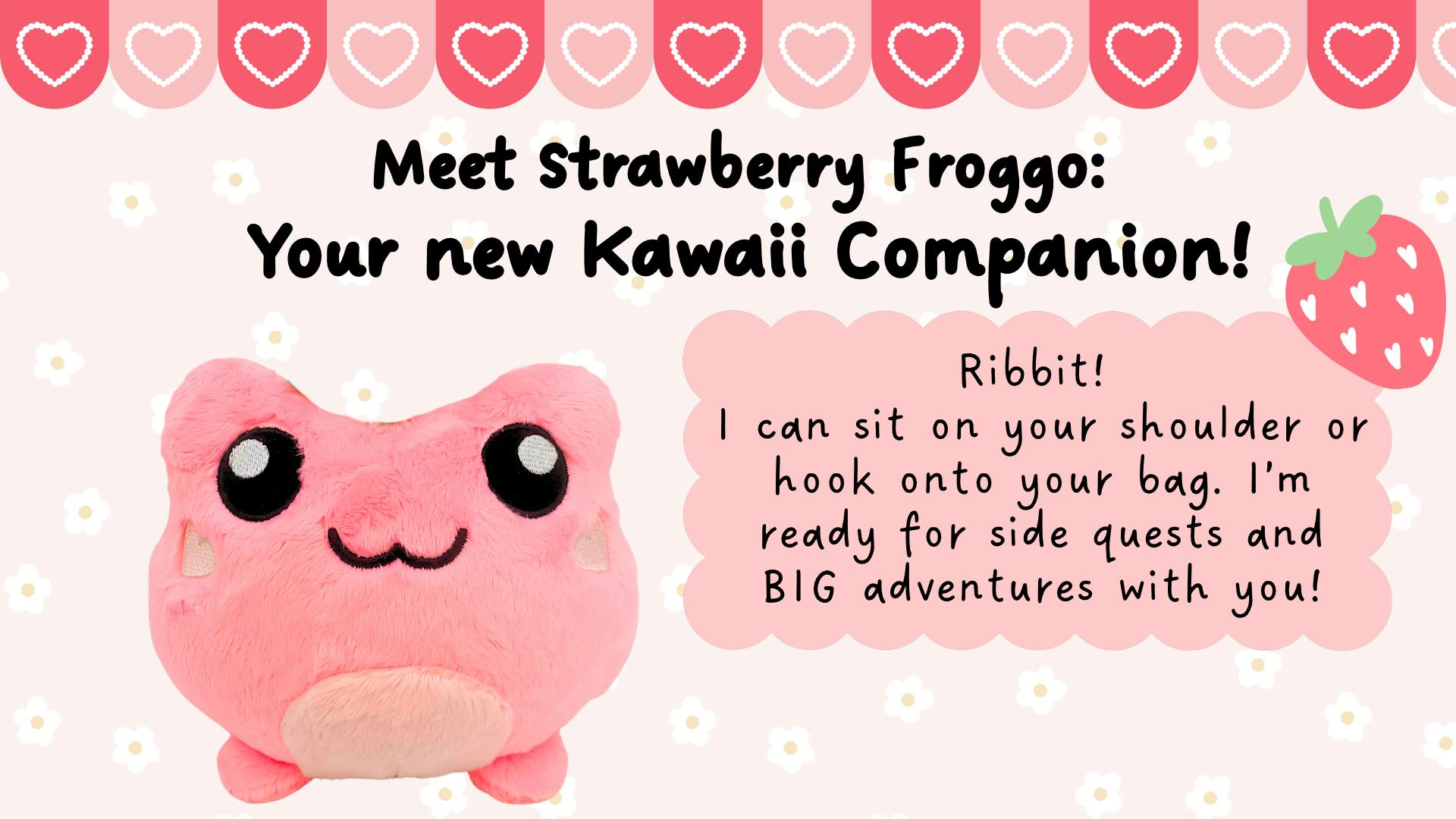 Strawberry Froggo: Your New Kawaii Companion!