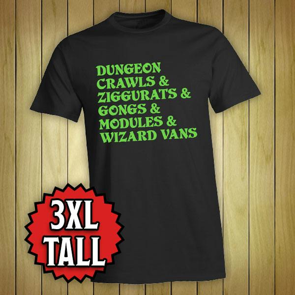 T-Shirt: Dungeon Crawls & Ziggurats & etc. (3XL Tall)