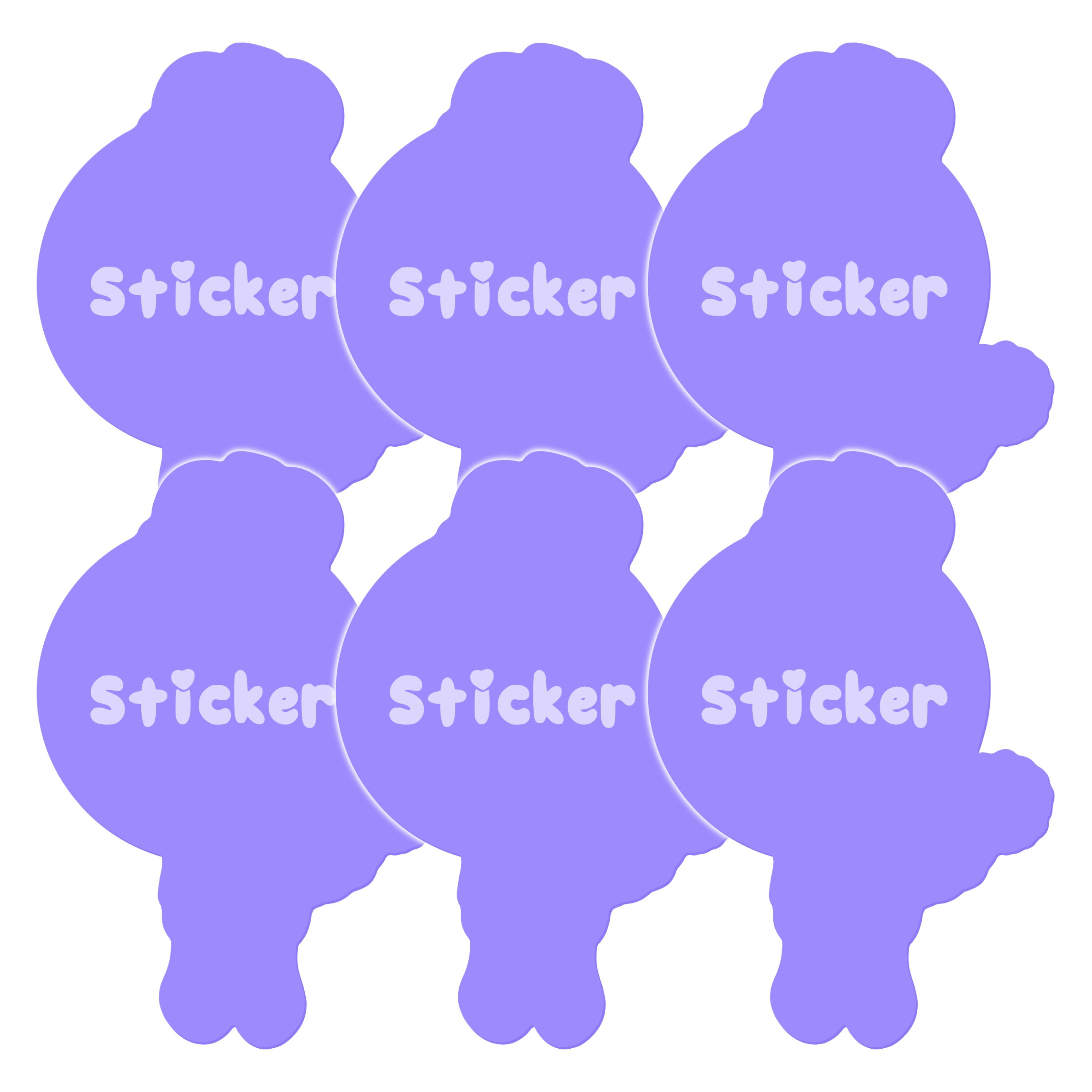 6x Sticker