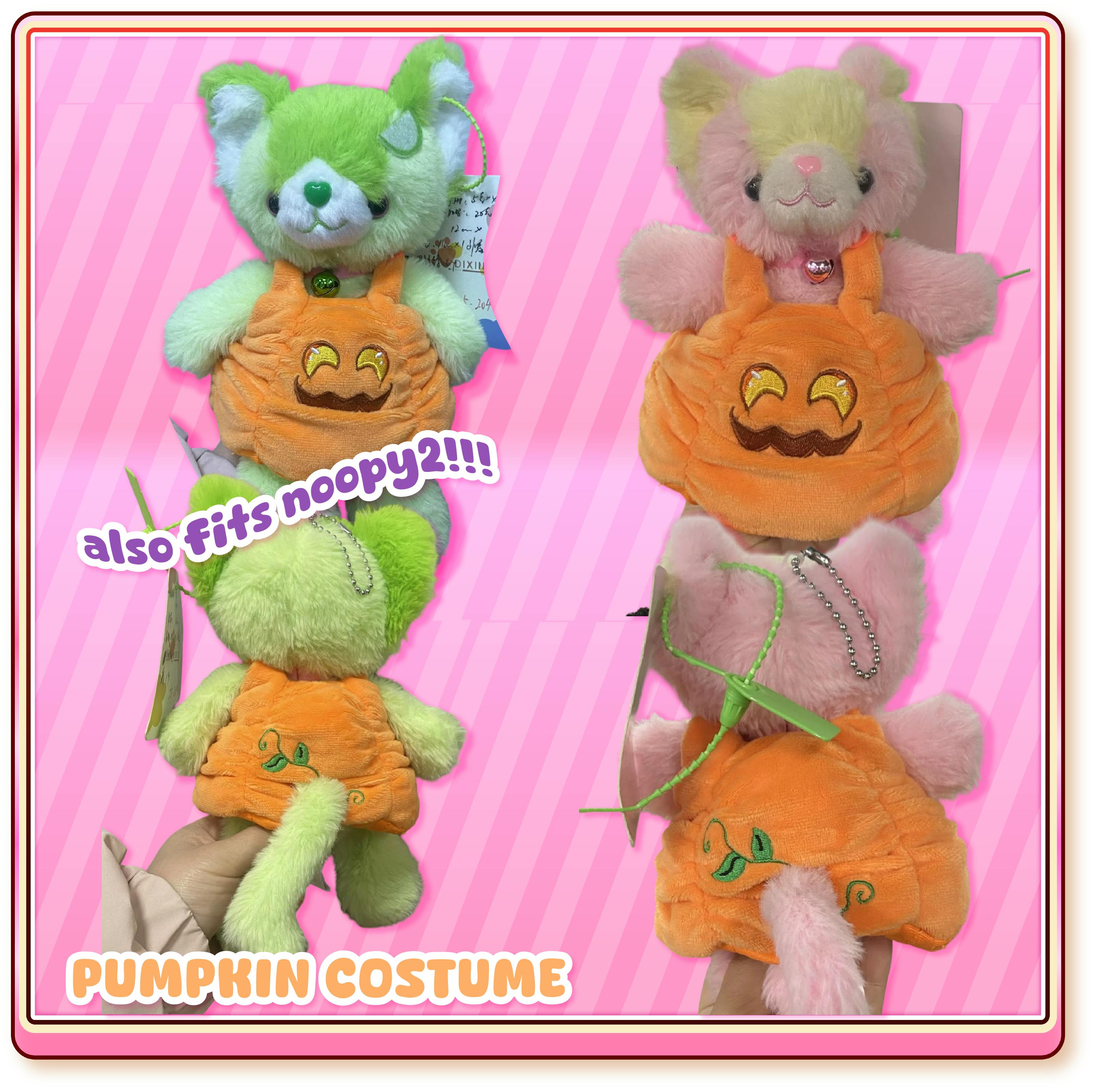 Pumpkin Costume For Noopy Plush