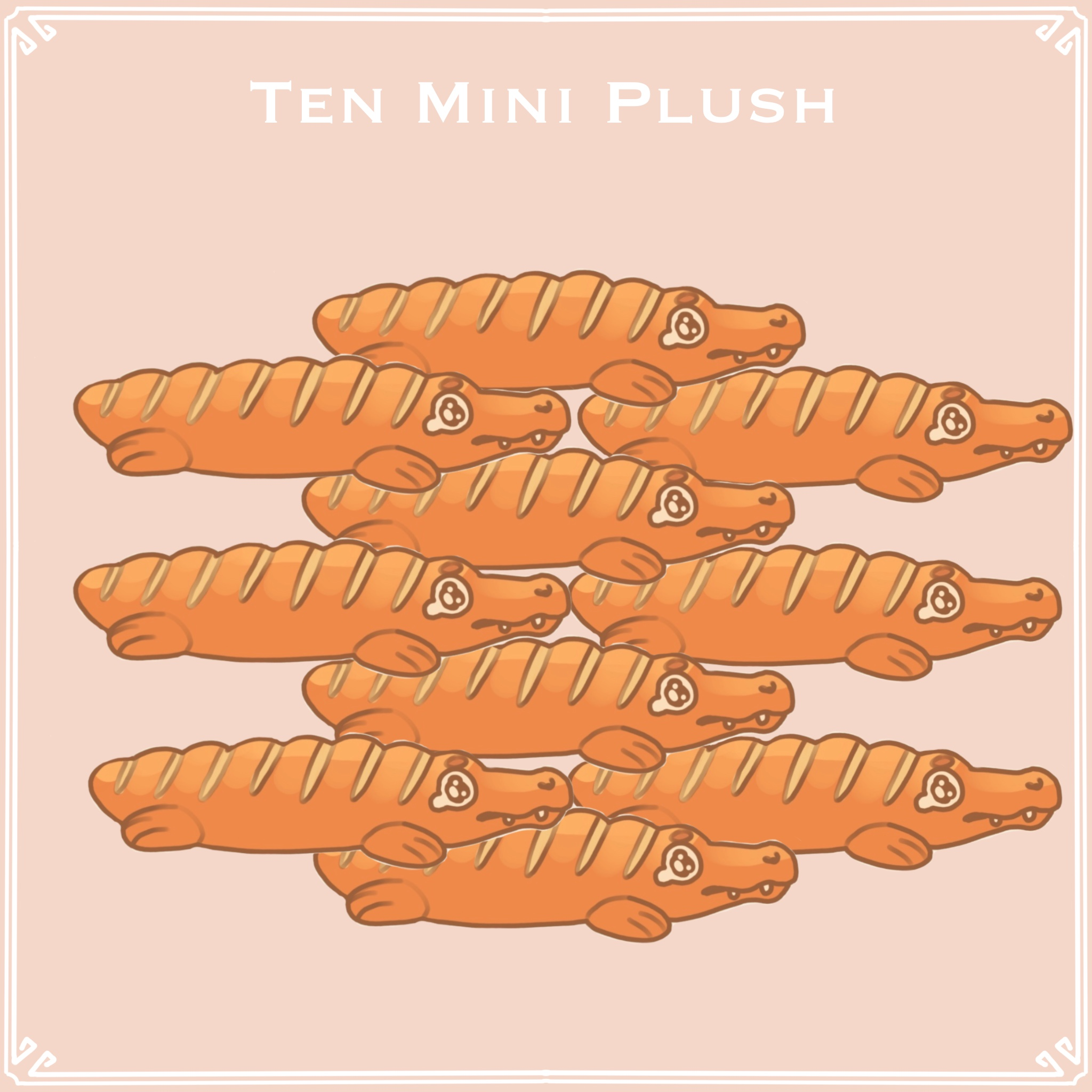Ten Mini Plush