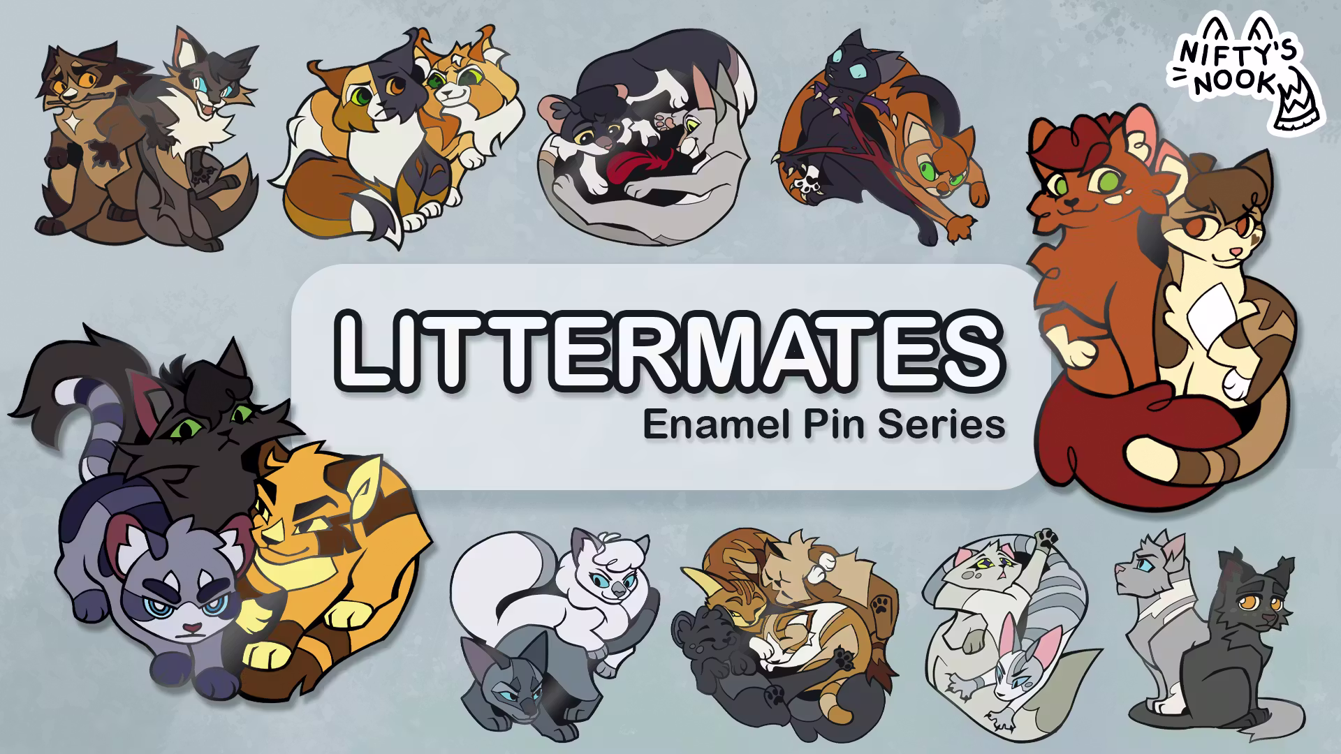 Littermates - Warriors Enamel Pin Series
