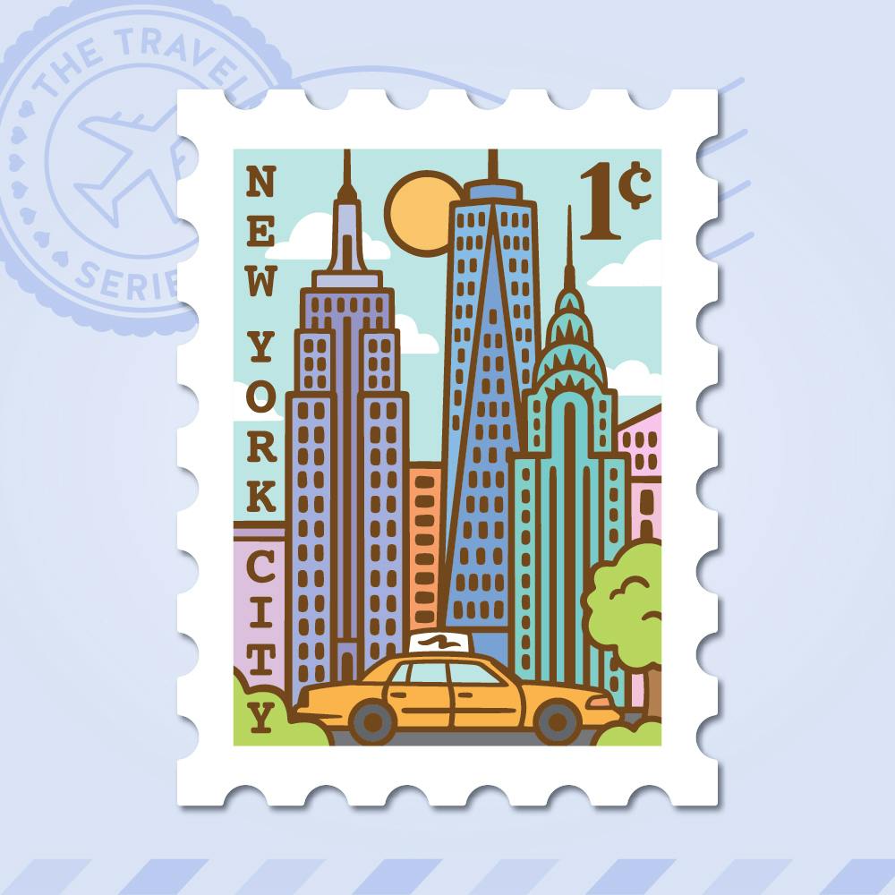 New York City Jumbo Vinyl Sticker