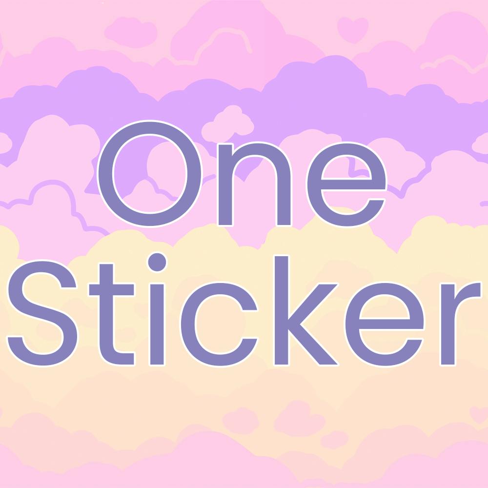 One Sticker