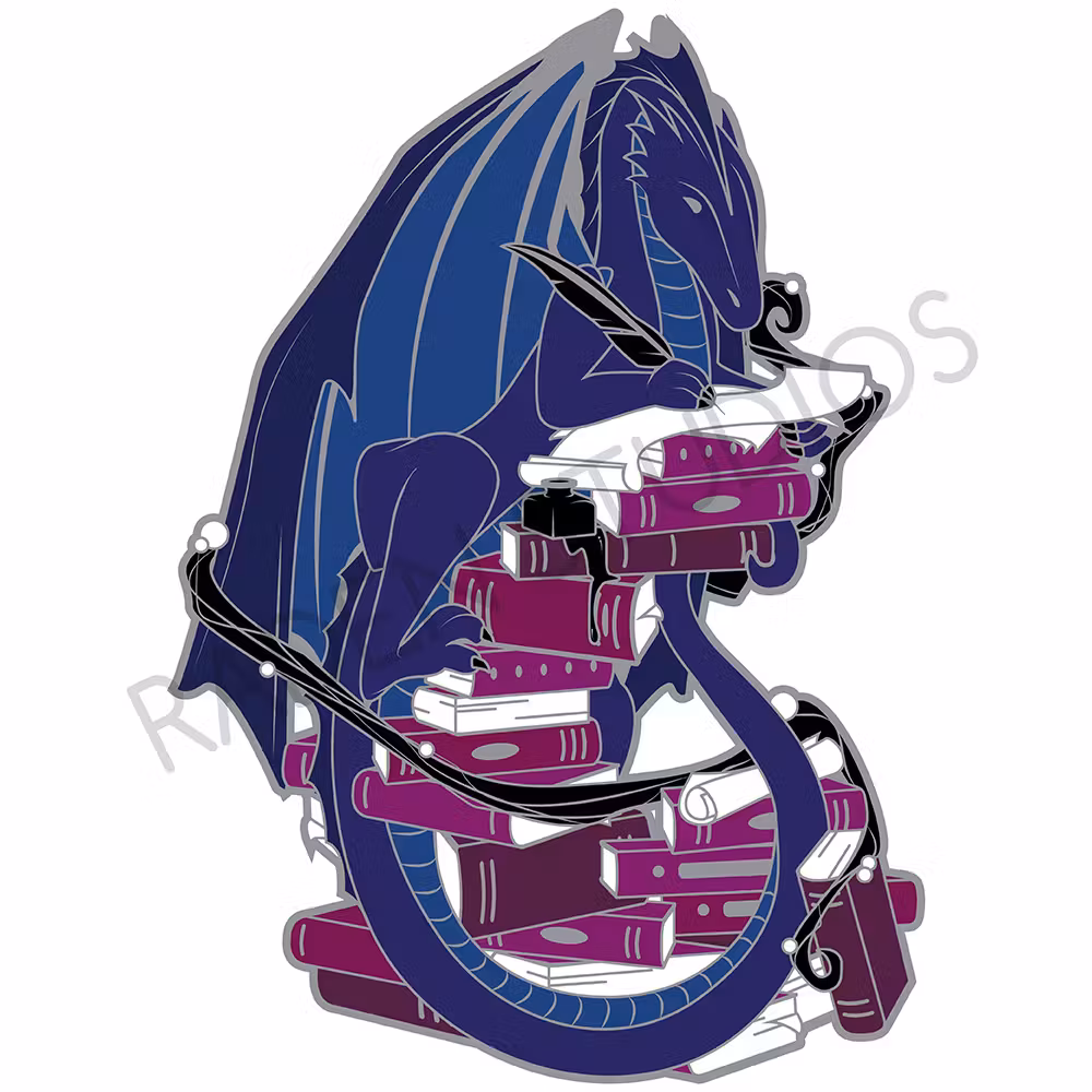Mythical Bard Series - Dragon Bard (A-GRADE PIN)