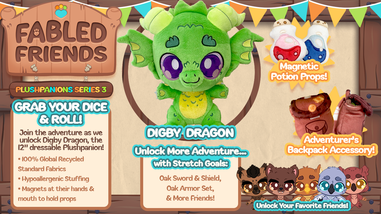 Fabled Friends - Plushpanions Series 3